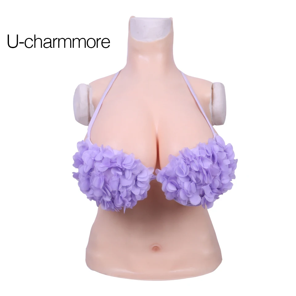 U CHARMMORE силиконовые формы груди для Crossdressers искусственные Реалистичные G cup