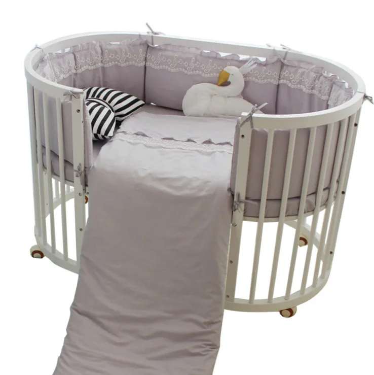 Мультяшная милая детская кроватка бамперы для новорожденных защита для кроватки хлопковый коврик для украшение в детскую комнату чистый