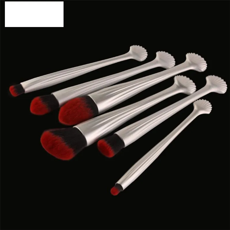 Новый макияж кисти 6 шт Макияж Кисти Косметический набор Пудра основа для губ G412 |