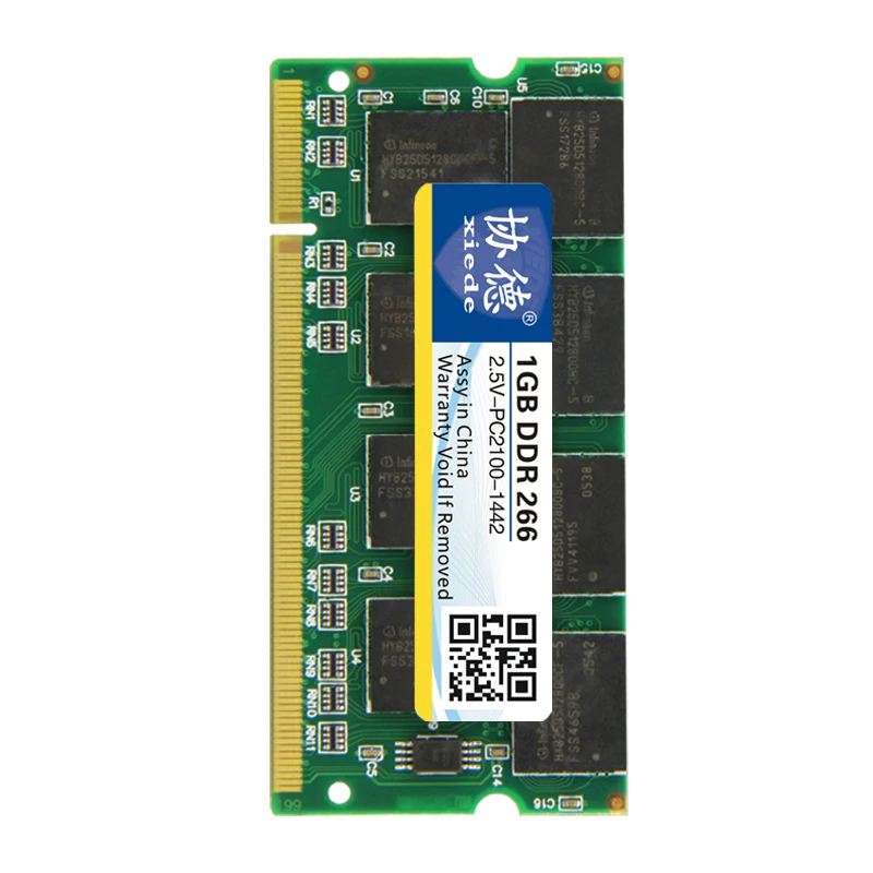 Xiede модуль оперативной памяти ноутбука Ddr 1 ГБ Ddr1 200Pin Dimm для ноутбука-SCL