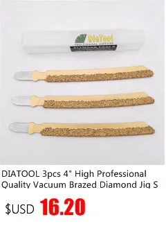 SHDIATOOL 5 шт. 4 "высокое качество Professional ВАКУУМНОЙ ПАЙКИ Diamond ножовочное полотно для камня, очень быстро резка скорость и долгий срок службы