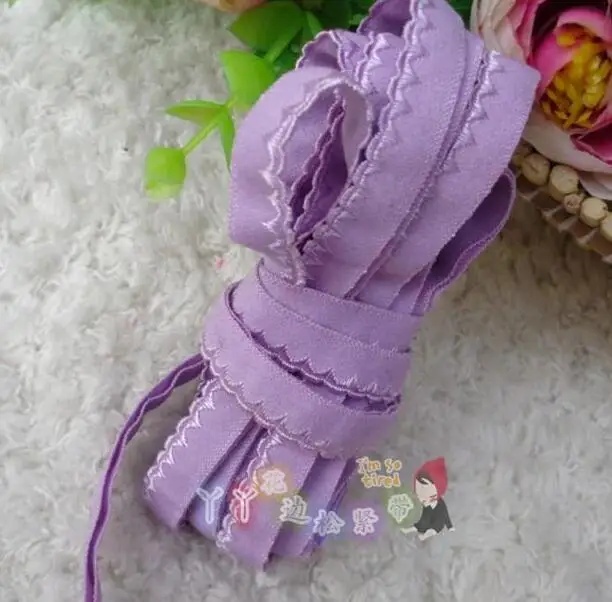 Lace Ribbon Lace Sewing Supplies Lace Sewing Accessories Lace Accessories Lace Garment Accessories Lace Hair Accessories 6 Meters/lot 1cm Width Stretchy Lace Trim Diy Sewing Garment Lace Ribbon for Headband Craft