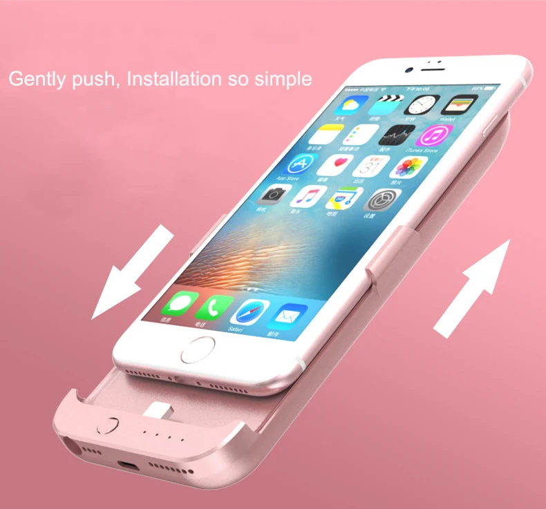 Чехол для аккумулятора для iPhone 6, 6 S, 7, 8, 6000 мА/ч, внешний аккумулятор, чехол для зарядки s, для iPhone 7, внешний аккумулятор, зарядное устройство, чехол, Fundas