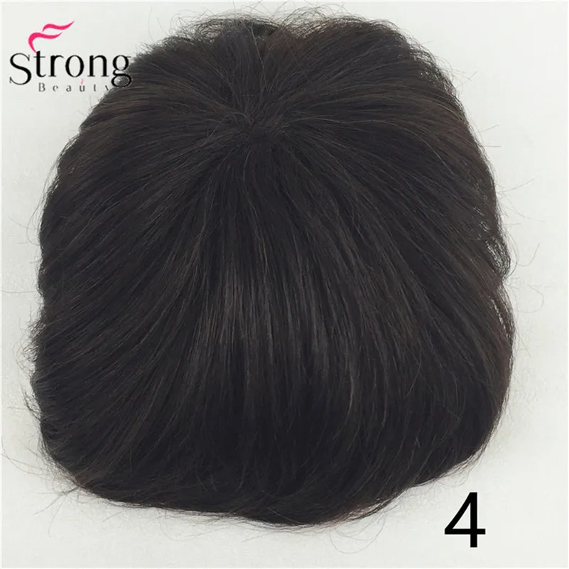 StrongBeauty парик женский Синтетический волос короткий парик наращивание волос кусок цвета выбор