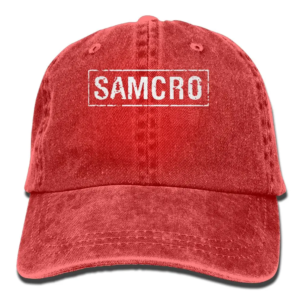 SAMCUSTOM Samcro 3D креативная индивидуальность Промытые джинсовые шапки осень лето для мужчин и женщин Гольф Sunblock хоккейные кепки - Цвет: Белый