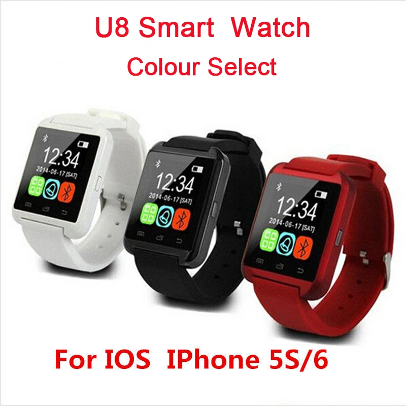 CHIGU U8 Bluetooth Smart Watch for iPhone IOS Android Smart Phone Wear Clock Wearable Device Smartwatch PK A1 GT08 DZ09