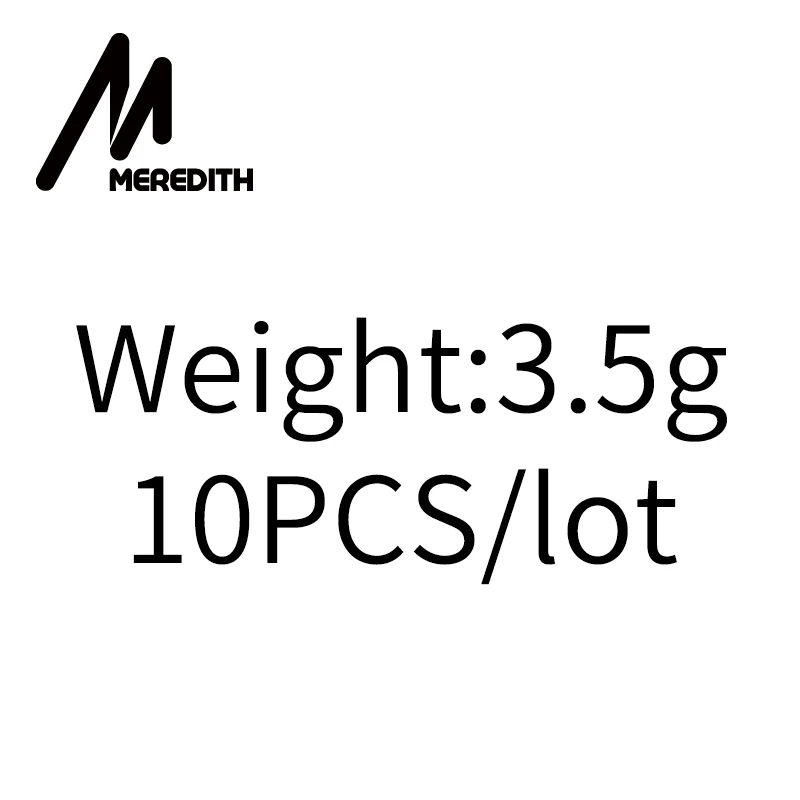 MEREDITH 10 шт./лот, высокое качество, 1,5 г/2 г/3,5 г/5 г/7 г/10 г/14 г, свинцовая головка, крючок, джиг, приманка, рыболовные крючки для мягкой приманки, рыболовные снасти - Цвет: 3.5g-10pcs