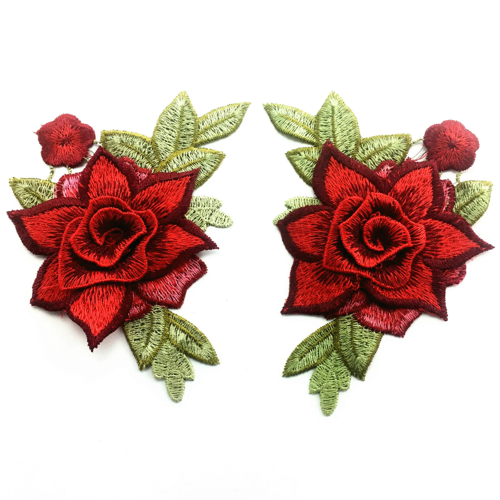 Awesome Embroidery Flowers Rose PNG SVG