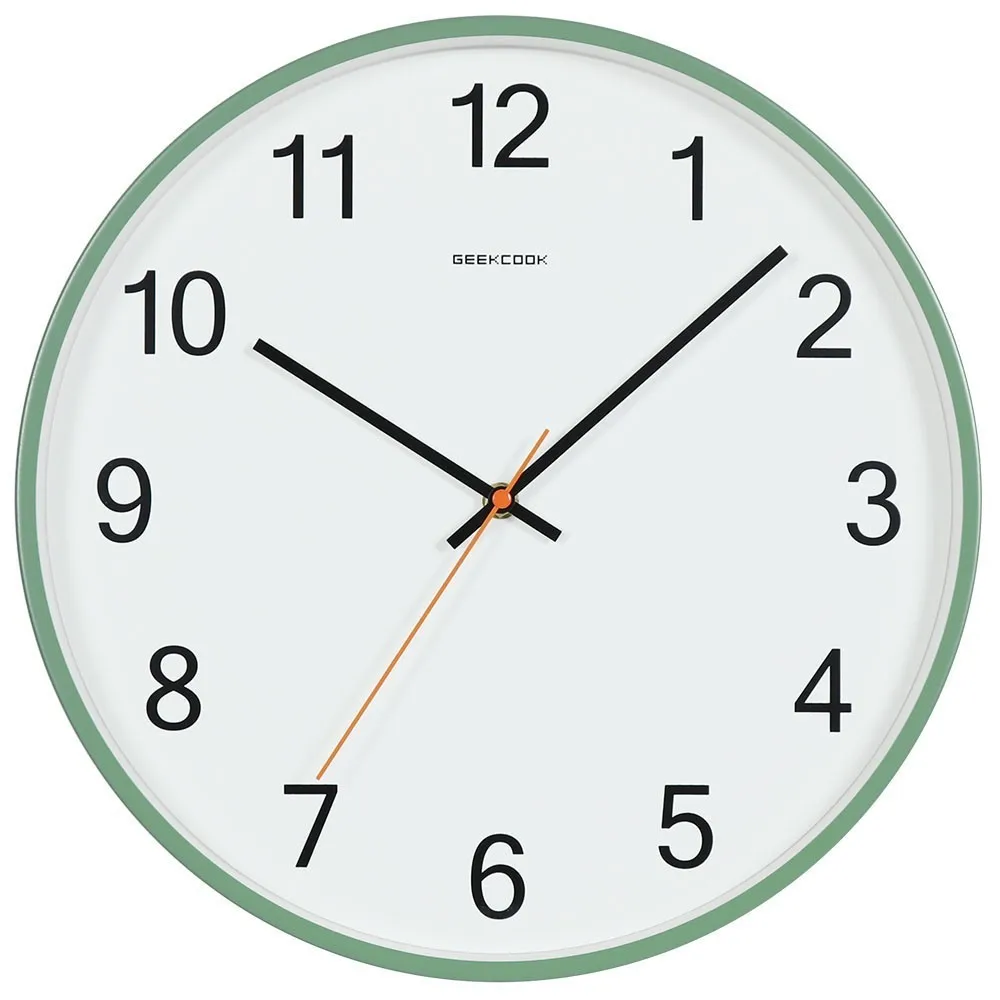 

New Digital Wall Clock 35cm Metail Circular Wall Clock Modern Design For Home Decoration Super Mute Wall Watch Dropshipping