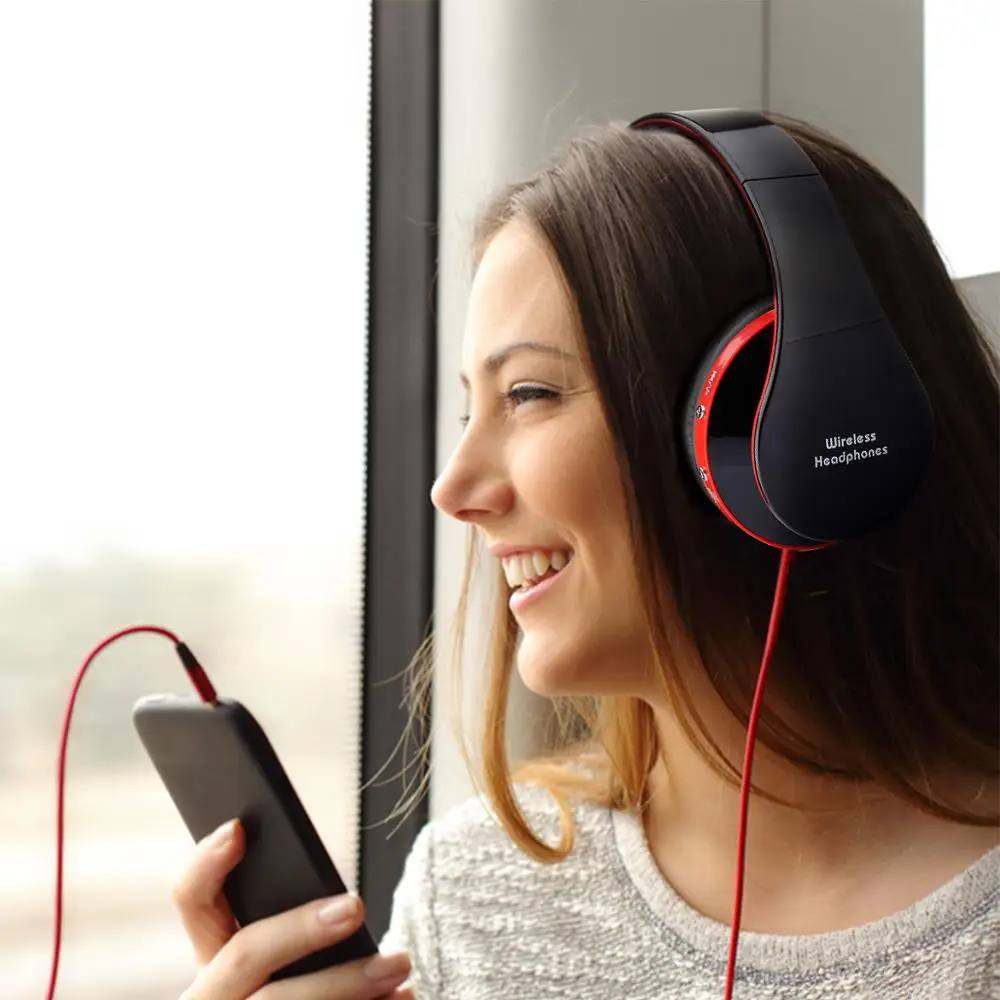 Bluetooth наушники KOOYUTA Wi Fi Airpods беспроводные складные стереонаушники с микрофоном