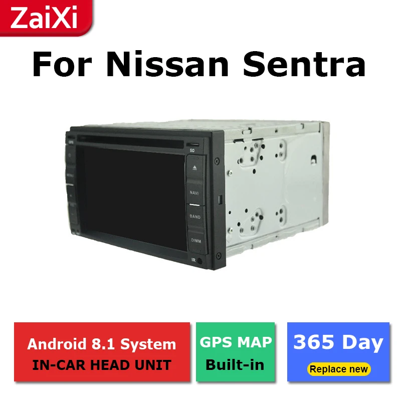 Sale ZaiXi 2Din For Nissan Sentra 200 SE B16 2007~2012 Car Android Radio Multimedia Player GPS Navigation IPS Screen HiFi WiFi BT 1