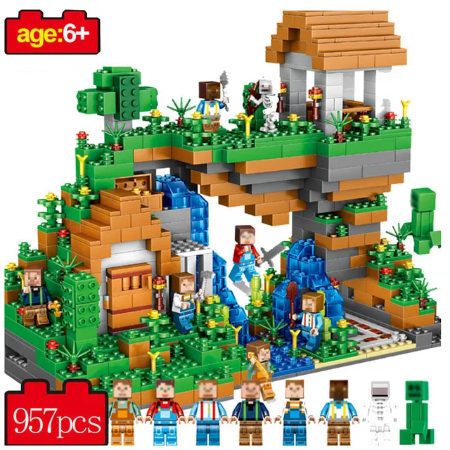 957pcs Minecrafted Blocks Toy Compatible Legos City Minecraft Brick