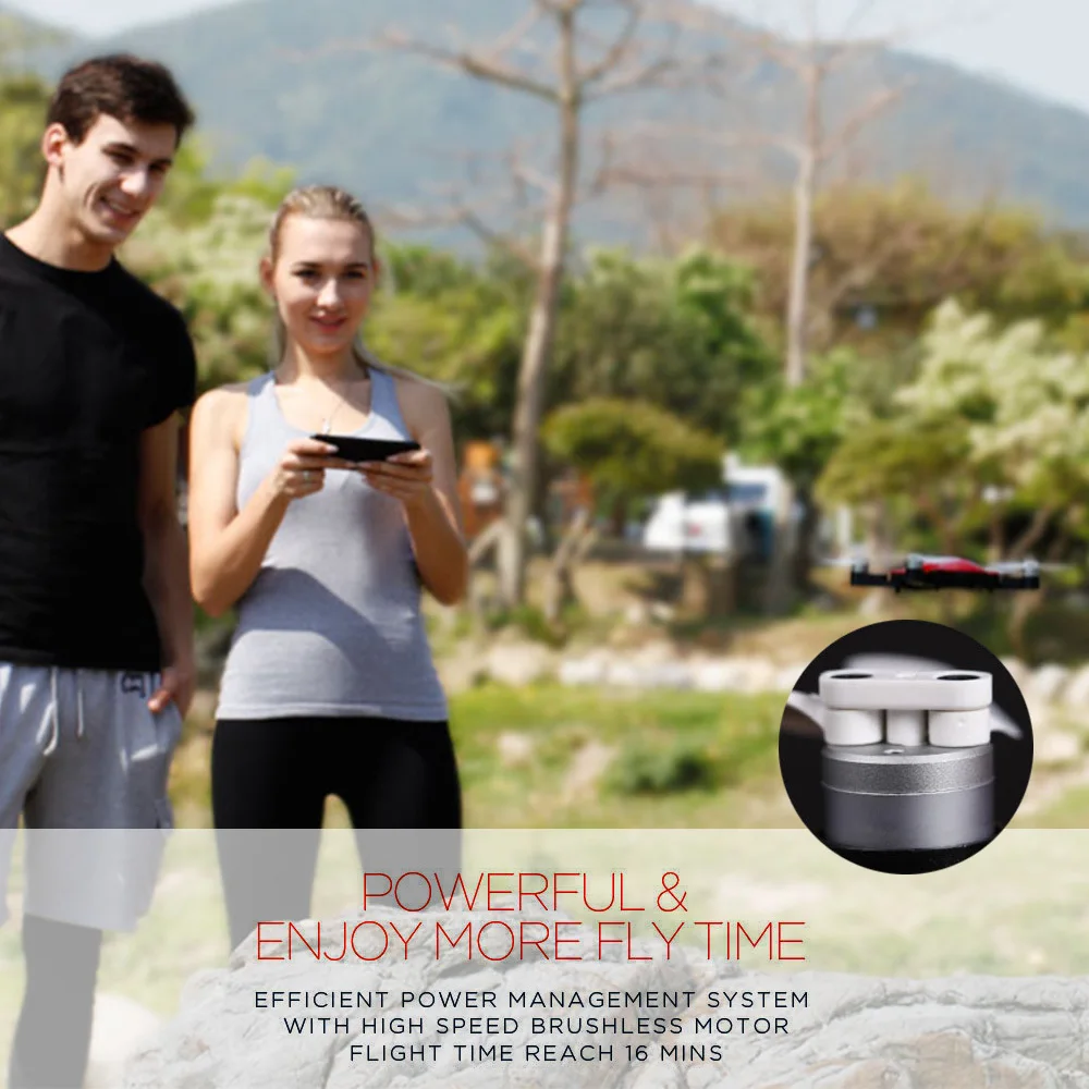 Дрон Simtoo Fairy BNF XT175 GPS (без передатчика) бесщеточный Квадрокоптер с камерой WIFI FPV 1080P