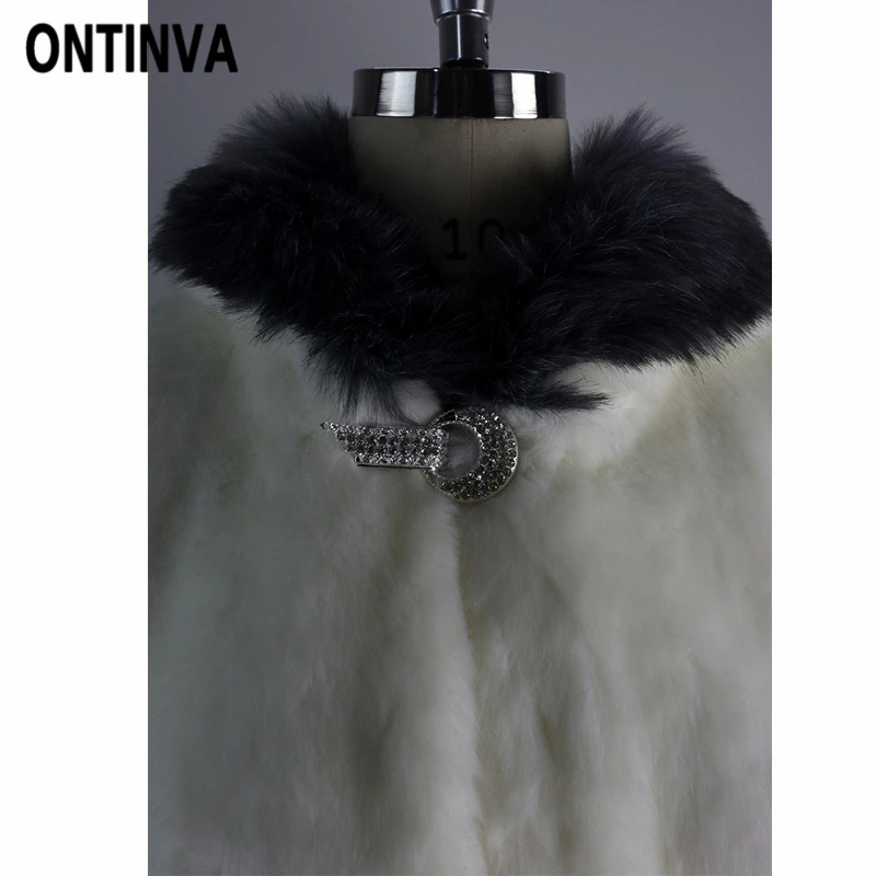 Faux Fur Coats Women Fluffy Artificial Fox Fur Overcoat with Belt Winter Warm Jackets Long Sleeve Hooded Plus Size 6XL Outerwear