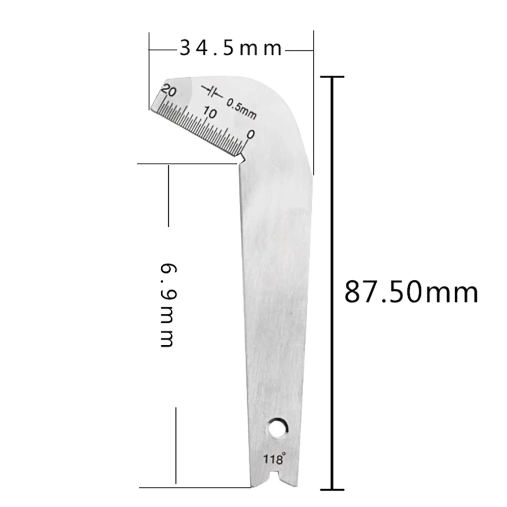 Измерительный прибор угла сверла шлифовальная дрель сверла диаметр Центровой инструмент для заточки сверла шаблон сверла сверло датчик