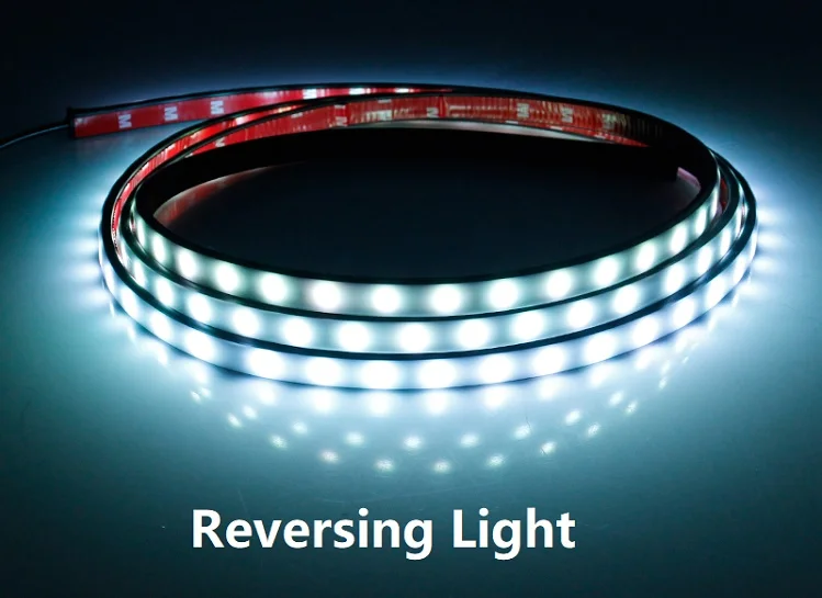Clearance OKEEN Waterproof Flexible Car Trunk RGB Led Strip 24V Auto Trunk Tail Brake Running Light Flowing Yellow Turn Signal Light Strip 6