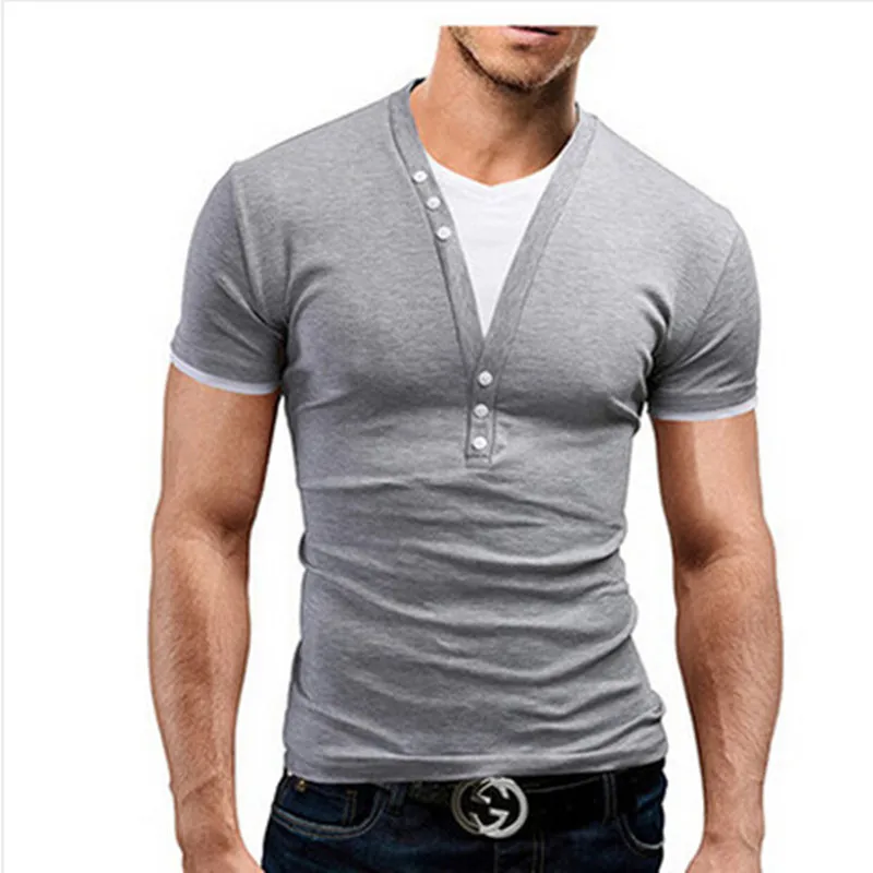 Aliexpress.com : Buy 2017 New Unique Design Fake Two Mens Short Sleeve ...