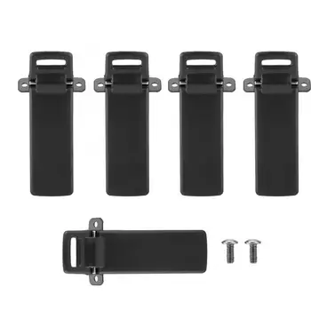 

5Pcs Walkie Talkie Waist Belt Sturdy Clip for UV-5R Adopt ergonomic design