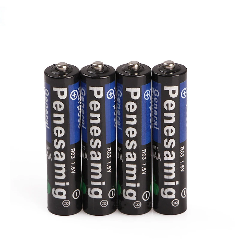8pcs/lot Vbatty Carbon Dry Batteries R03 1.5V AAA unrechargeable