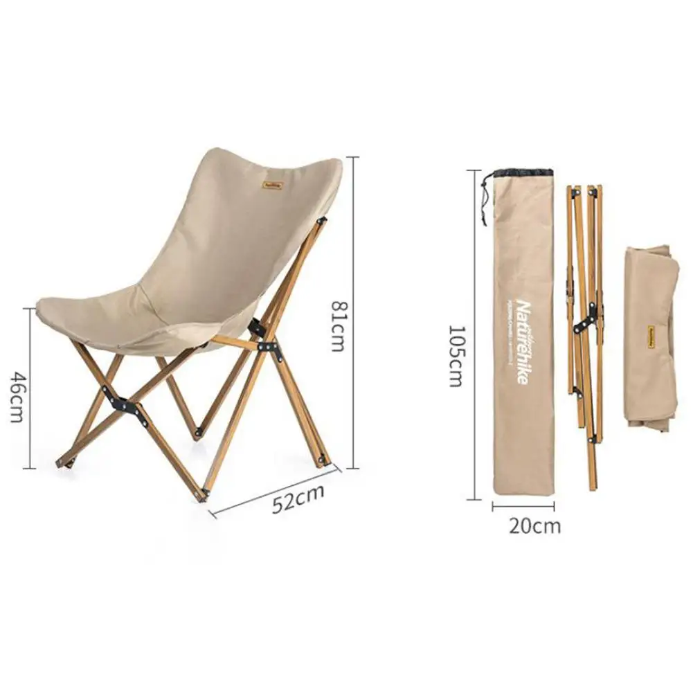  HobbyLane Outdoor Foldable Chair Light-weight Portable Chair Strong High Load 120kg for Fishing Pic