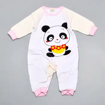

Cute Panda Long Sleeve Baby Girl Romper Children Jumpsuits Kids Overalls Mameluco Bebe Toddler Girl Clothes Infant Clothing