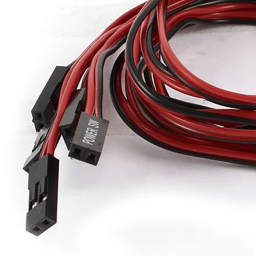 Promotion! Pc Case Mainboard Power On/off Push Button Switch Connector Cable 5pcs Power Cords