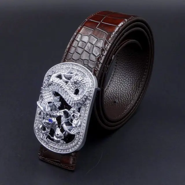 men's belt with diamonds