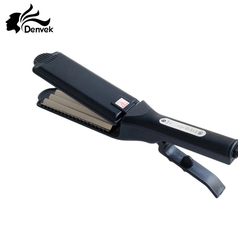 2 in 1 Corn Hair Straightening&curler iron titanium ironFlat Iron