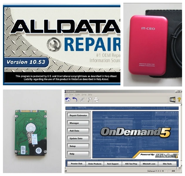 Prix pour 2017 logiciel de réparation automobile Alldata 10.53 et Mitchell OnDemand5 2015 Réparation et Estimateur diagnostic données 2 en 1 1000G Hdd Prix pour 2017 logiciel de réparation automobile Alldata 10.53 et Mitchell OnDemand5 2015 Réparation et Estimateur diagnostic données 2 en 1 1000G Hdd