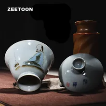150 мл дзен японский стиль Винтажный Фарфор Gaiwan китайский чайный набор кунг-фу чайная чаша мастер чашка чайник креативный керамический домашний декор