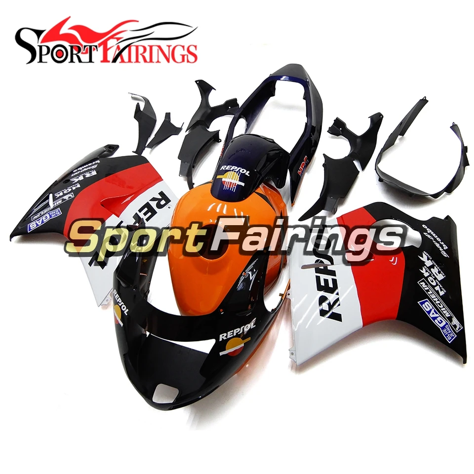 MADRACING Unpainted ABS Plastic Injection Mould Fairing Kit Bodywork CBR1100XX 1999-2007