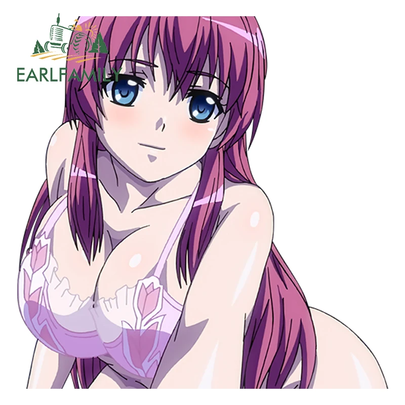 

EARLFAMILY 13cm x 13cm Beautiful Graphics Anime Maki-chan to Nau Sexy Hot Girl Sanjou Maki Vinyl Car Window Laptop Fridge Decal
