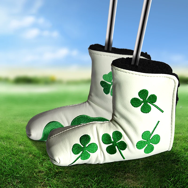 2019 новейший чехол клюшки для гольфа Putter Cover Lucky PU кожаный чехол для клюшки Магнит Закрытие лезвия крышки инструменты