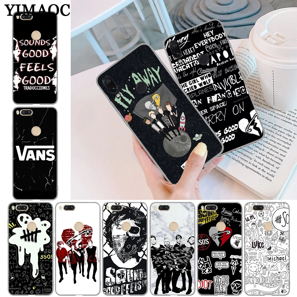 

YIMAOC 5 Seconds of Summer Soft Silicone Case for Xiaomi Redmi Note 4 4A 4X 5 Plus 5A Prime 6 Pro 6A S2 7