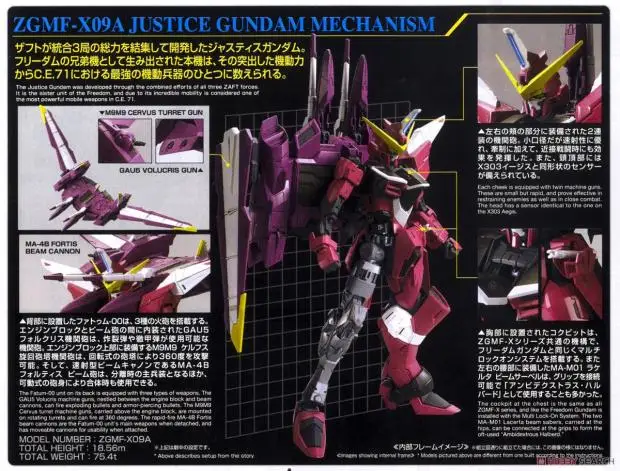 Japaness BANDAI Гандам MG 1/100 модель Гандам семя Дестини JUSTICE мобильный костюм детские игрушки с держателем