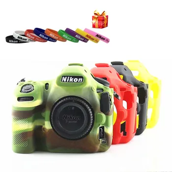 

Lightweight Camera Bag Case Protective Cover for NIKON D850 Black Camouflage yellow red colour Soft shell protective sleeve