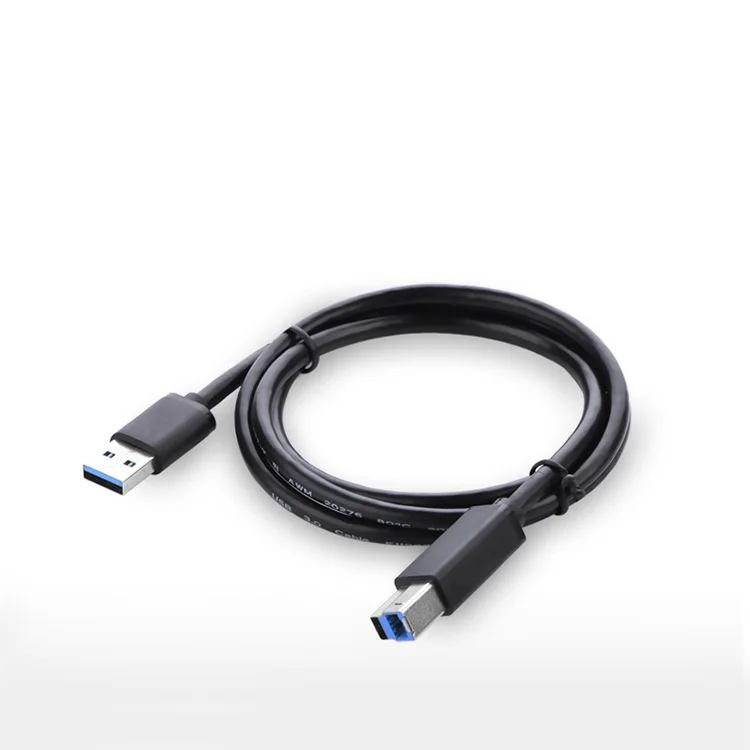 USB 3,0 кабель для принтера type A Male to B Male AM to BM супер скорость 5 Гбит/с кабель для печати 1 м для hp Canon Epson lexmark, dell