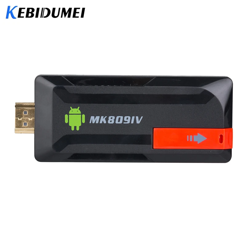 

kebidumei Smart TV 2GB 8GB Android Wireless Dongle TV Box WIFI Bluetooth TV Game Stick Audio Converter MK809IV EU/US Plug