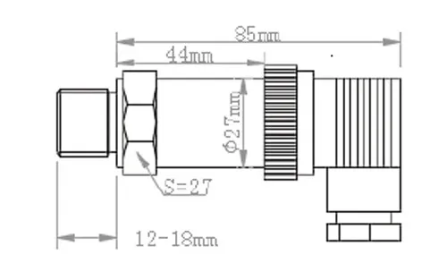 0~ 100MPA 12~ 36VDC Выход сигнала 4-20mA, 0-20MA, 0-10MA 0~ 5В, 0-10 V, для детей от 1 года до 5 лет в нержавеющая сталь цифровой датчик давления