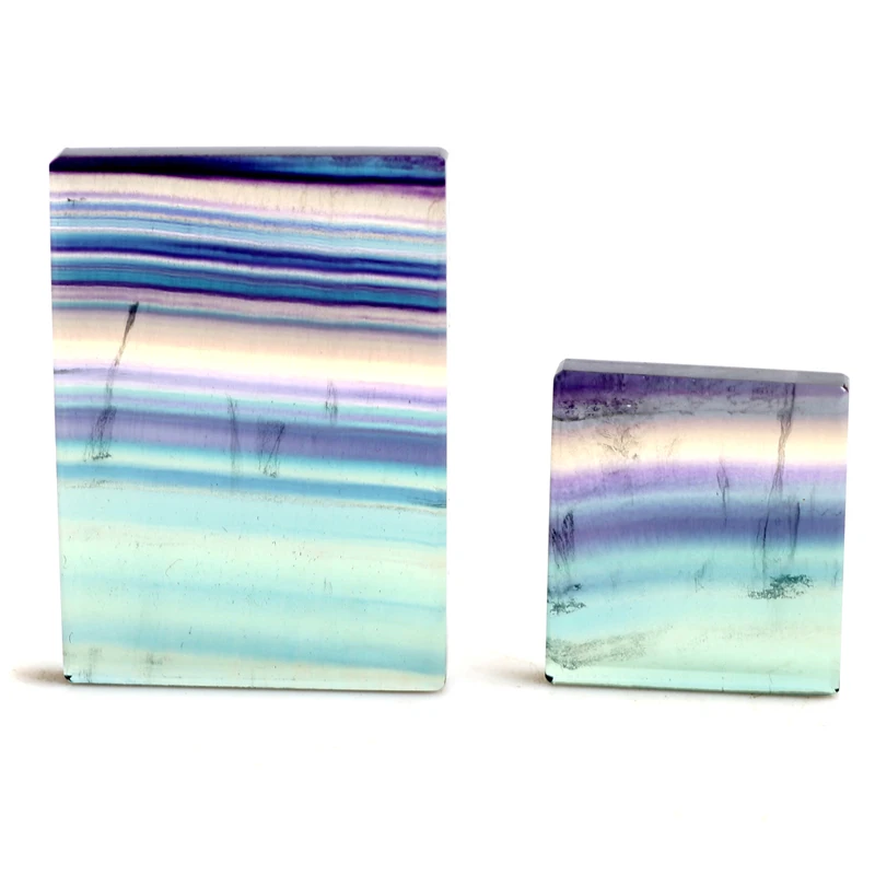 Free Shipping Couple Natural Fluorite Healing Piece Crystal Polished Gemstone Worry&ampSafe Palm Pocket Stone for Home Decor | Дом и сад
