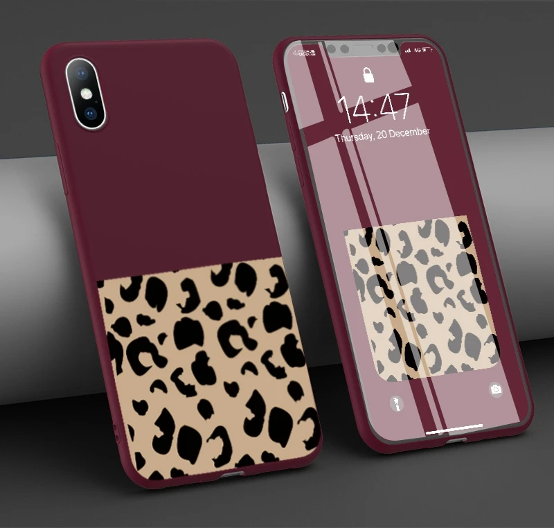 Мягкий силиконовый чехол Lovebay для Iphone XS Max XR X 8 7 6 6S Plus модные чехлы с леопардовым принтом для Iphone 7plus