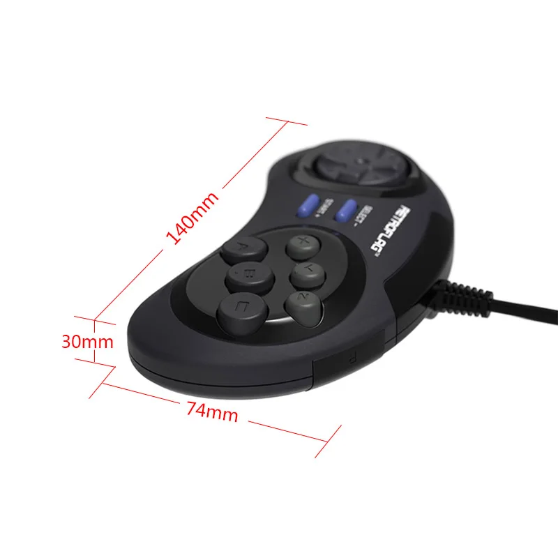 Tanie Retroflag przewodowy USB kontroler go gier gamepad Joypad dla Rasbperry Pi 4 B MEGAPi NESPi SUPERPi przypadku na PC  przełącznik dla systemu Windows