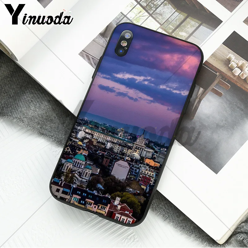 Мягкий чехол Yinuoda из ТПУ с изображением флага Болгарии для iPhone 8 7 6 6S Plus 5 цветов SE XR