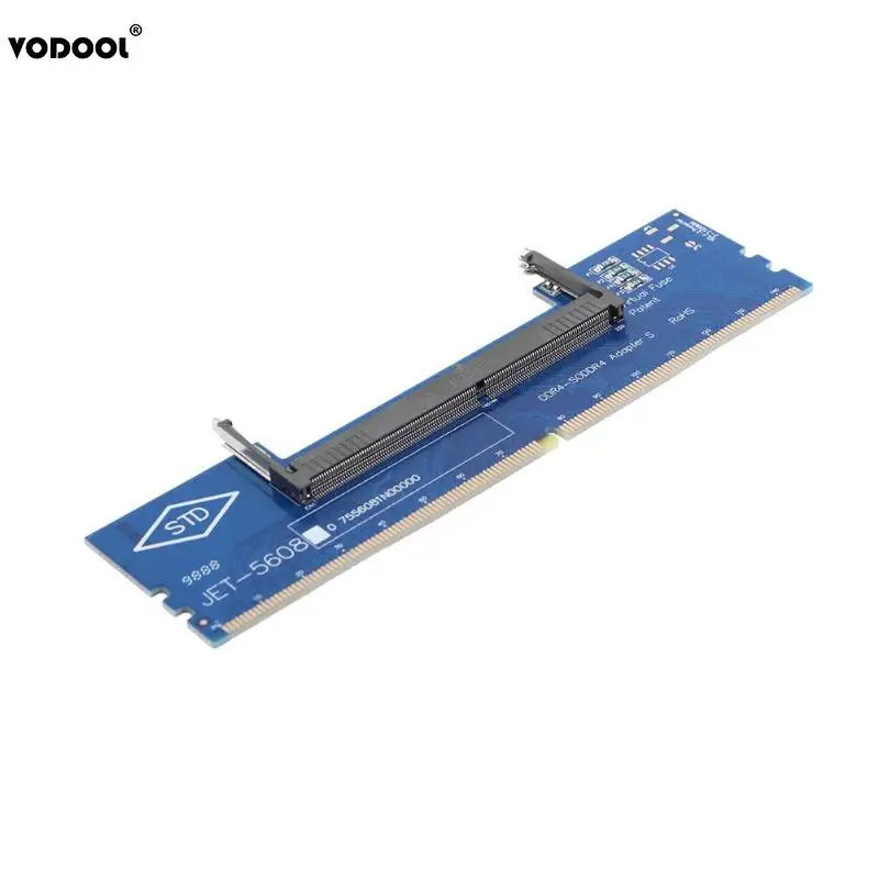 Kopen VODOOL Professionele Laptop DDR4 SO DIMM Om Desktop DIMM RAM Geheugen Connector Adapter Desktop PC Geheugenkaarten Converter Adapter
