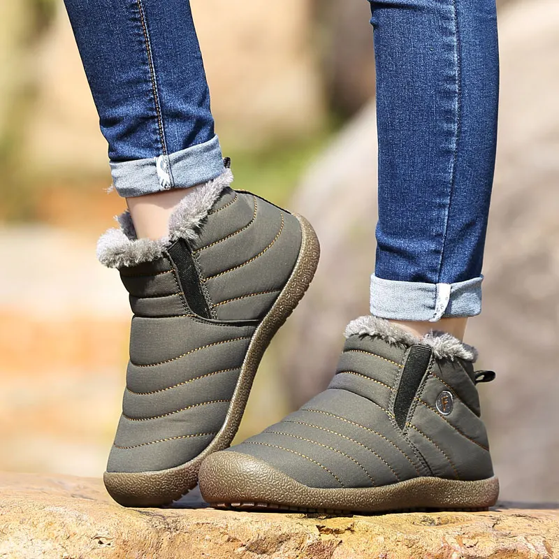 womens warm slip on shoes