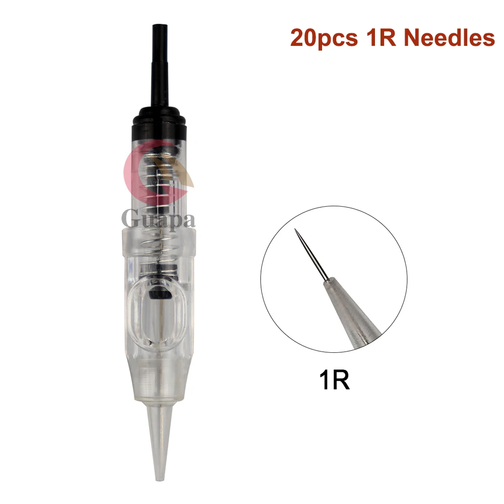 Перманентный макияж для бровей насадка для татуировочной машины профессиональный макияж печатная машина тату-пистолет с 20 штук картридж иглы