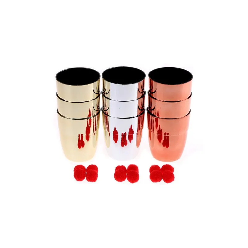 

Props Toys For Child Intelligence Exercise Funny Games Toy Education Plastic Magic Cup Ball Stage Magic Tricks 7pcs/set
