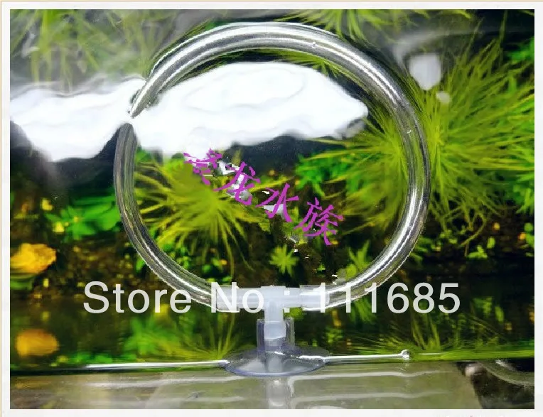 

Free Shipping 50 Pcs Aquarium Floating Feeder Fish Food-Feeding Station Circle Shape Aquarium Fish Tank