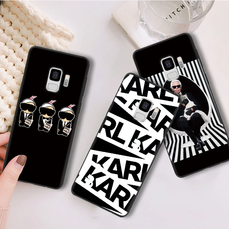 

Fashion Karl Lagerfeld TPU Case For Samsung Galaxy A70 A5 A7 A6 A8 A30 A40 A50 S7 S8 S9 S10 Plus M30 M20 M10 J3 J5 J6 J7 Fundas