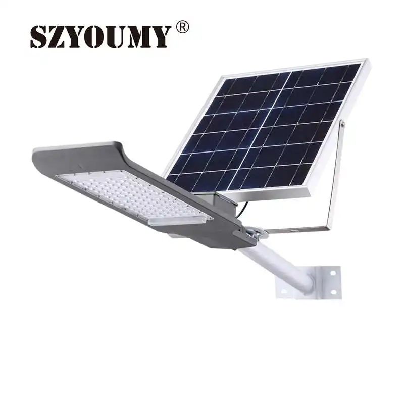 SZYOUMY 20 W 30 W 40 W 50 W 100 W Afstandsbediening Solar Schijnwerper voor Straat Solar Lamp Outdoor waterdicht Met Muur Pole Solar Licht